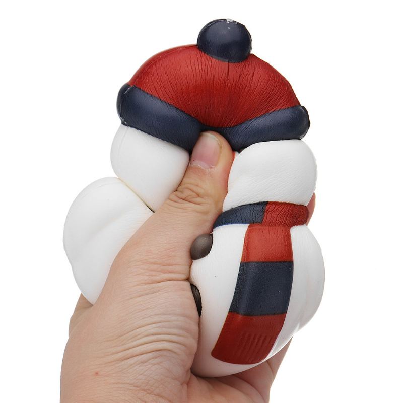 Vánoční Sněhulák Squishy Měkké Pomalu Rostoucí S Balením Kolekce Dárkové Hračky