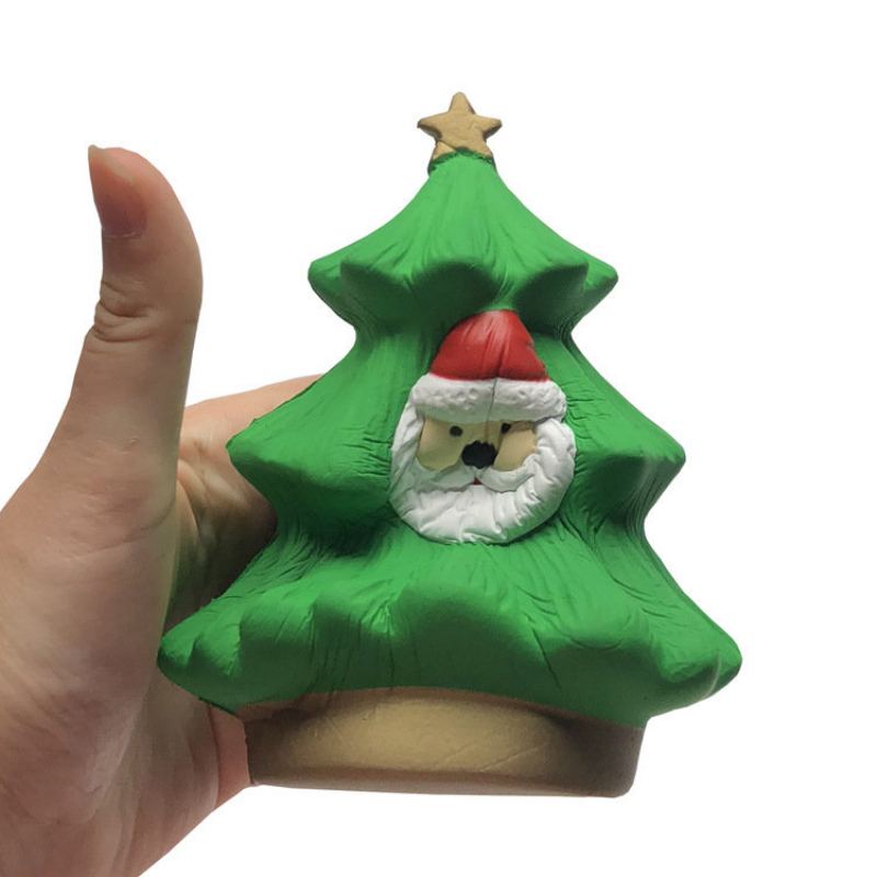 Vánoční Strom Santa Claus Squishy Dárek Dekorace Kolekce S Obalem