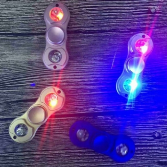 Venkovní Hračky Mateminco Edc Led Hand Spinner Hliníková Slitina Antistres / Adhd Odvykání Zlozvyků