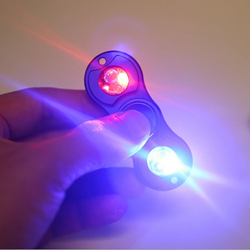 Venkovní Hračky Mateminco Edc Led Hand Spinner Hliníková Slitina Antistres / Adhd Odvykání Zlozvyků