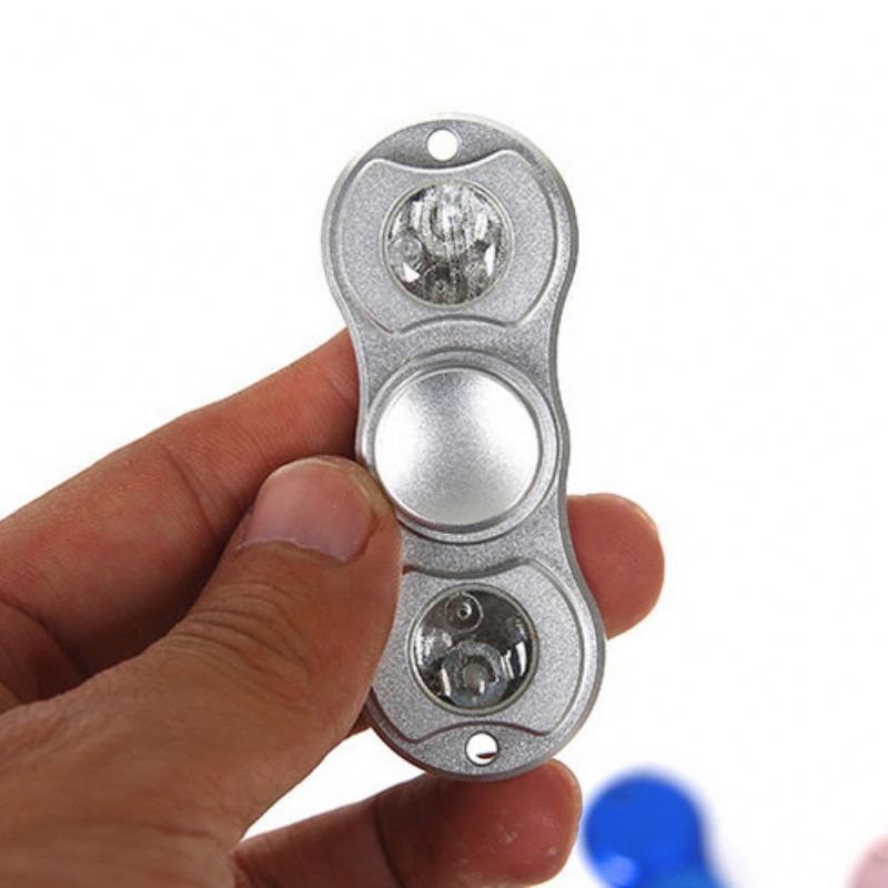 Venkovní Hračky Mateminco Edc Led Hand Spinner Hliníková Slitina Antistres / Adhd Odvykání Zlozvyků