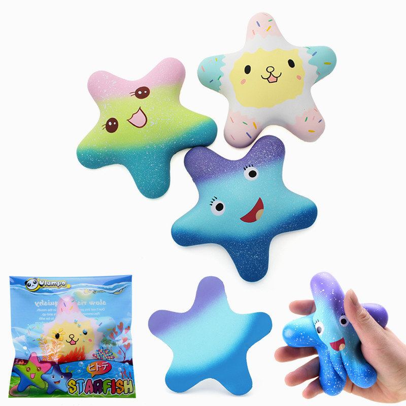 Vlampo Squishy Starfish 14 cm Sweet Slow Rising Originální Balení Kolekce Dárkových Dekorací