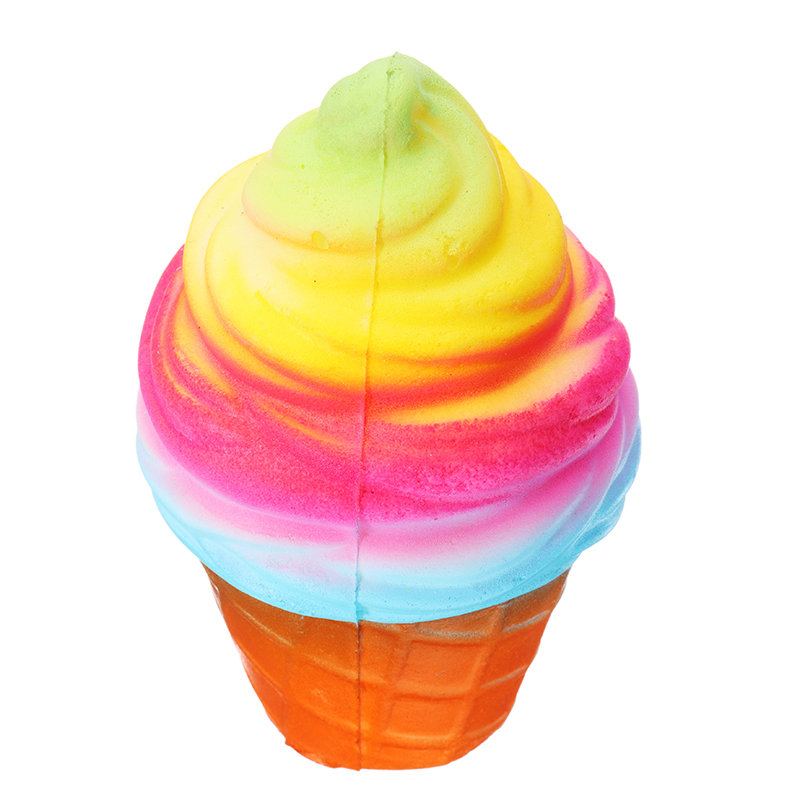 Yunxin Squishy Ice Cream 10 cm Pomalé Kynutí S Obalem Telefon Taška Popruh Dekor Dárková Kolekce Hračka