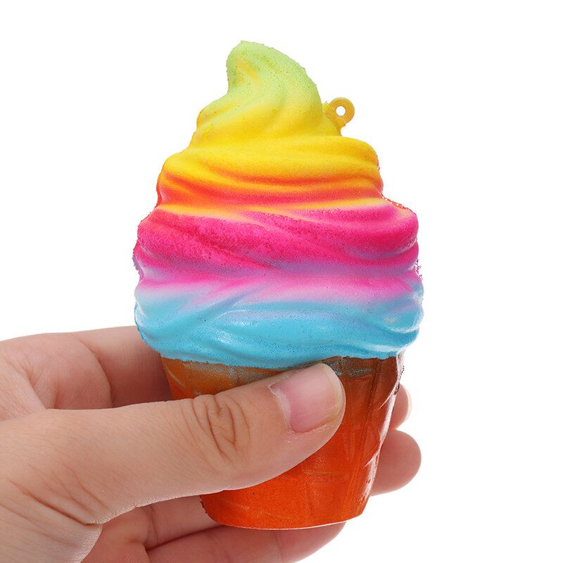 Yunxin Squishy Ice Cream 10 cm Pomalé Kynutí S Obalem Telefon Taška Popruh Dekor Dárková Kolekce Hračka