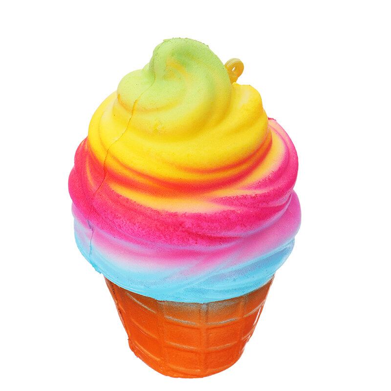 Yunxin Squishy Ice Cream 10 cm Pomalé Kynutí S Obalem Telefon Taška Popruh Dekor Dárková Kolekce Hračka