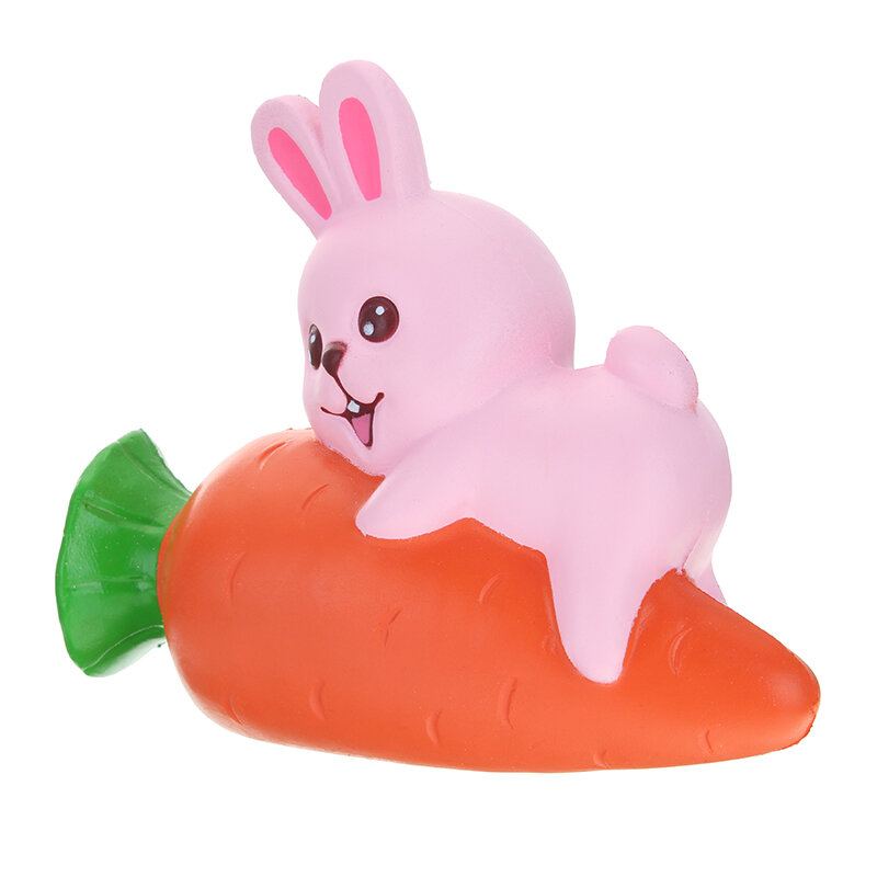 Yunxin Squishy Rabbit Bunny Holding Carrot 13cm Pomalu Rostoucí S Obalem Kolekce Dárkové Dekorace Hračka