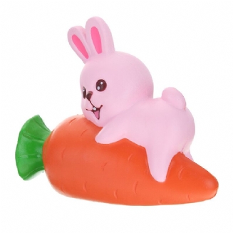 Yunxin Squishy Rabbit Bunny Holding Carrot 13cm Pomalu Rostoucí S Obalem Kolekce Dárkové Dekorace Hračka