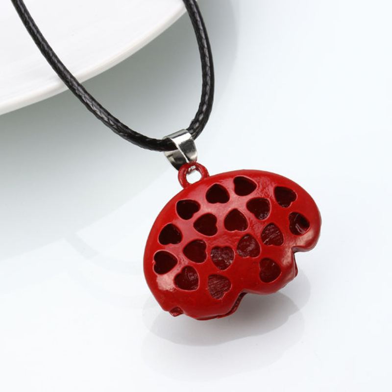 Brain Necklace Alloy Drip Red Pro Halloween