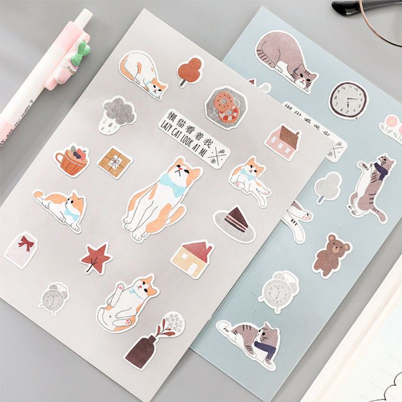 Dekorační Nálepka Na Notebook S Roztomilým Odlišným Vzorem Bright Active Color Paper Sticker