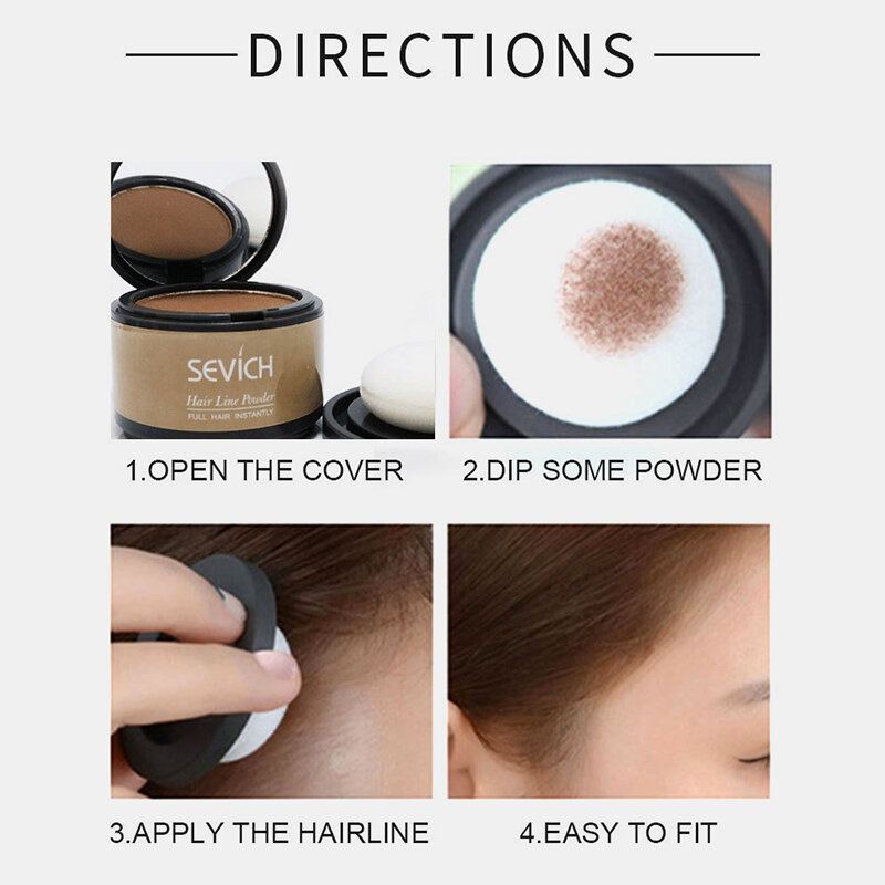 8 Barev Hair Shadow Powder Vlasová Řada Modified Repair Makeup Beauty Natural Concealer