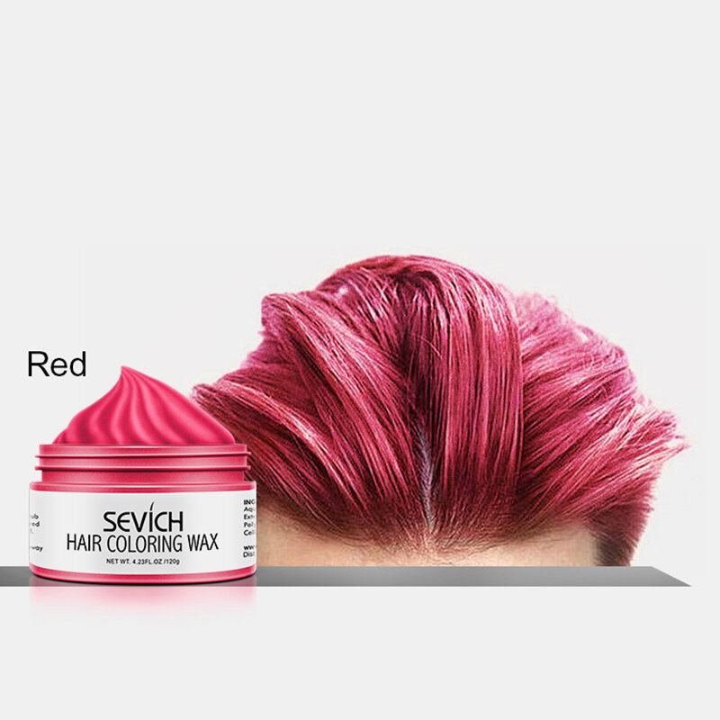 9 Barev Jednorázový Vosk Na Barvení Vlasů Unisex Rychlý Stylingový Barevný Jíl Na Vlasy Diy Dye Cream