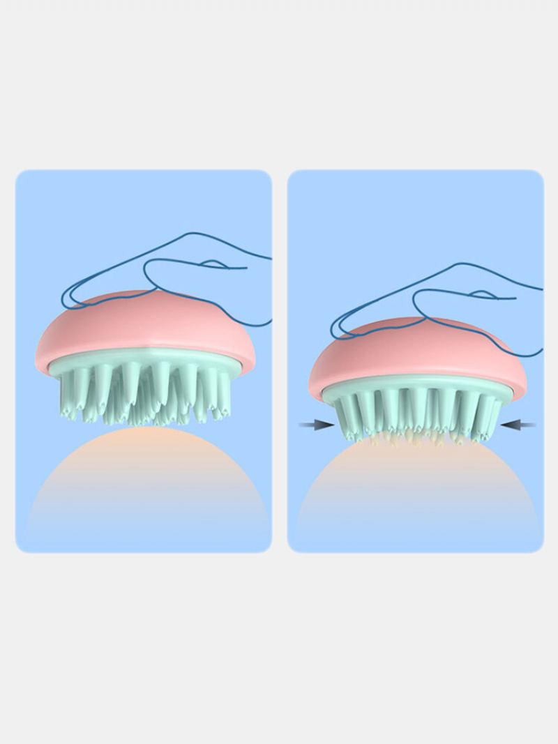 Ruční Mini Štětec Na Masáž Pokožky Hlavy Odnímatelné Hřebeny Pro Meridian