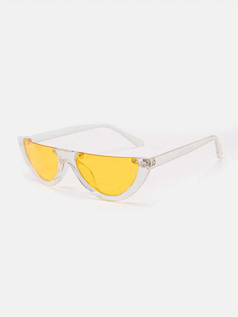 Dámské Sluneční Brýle Retro Fashion Outdoor Uv Protection Cat Eye Se Spodním Polorámem