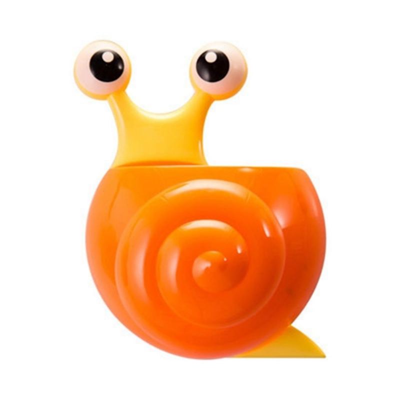 Honana Bx Cartoon Animal Snail Bee Roztomilý Držák Na Zubní Kartáček Nástěnný Na Přísavku Koupelnová Sada