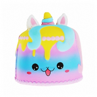 Kawaii Crown Cake Squishy Roztomilý Soft Solw Rising Toy Cartoon Dárková Kolekce S Balením