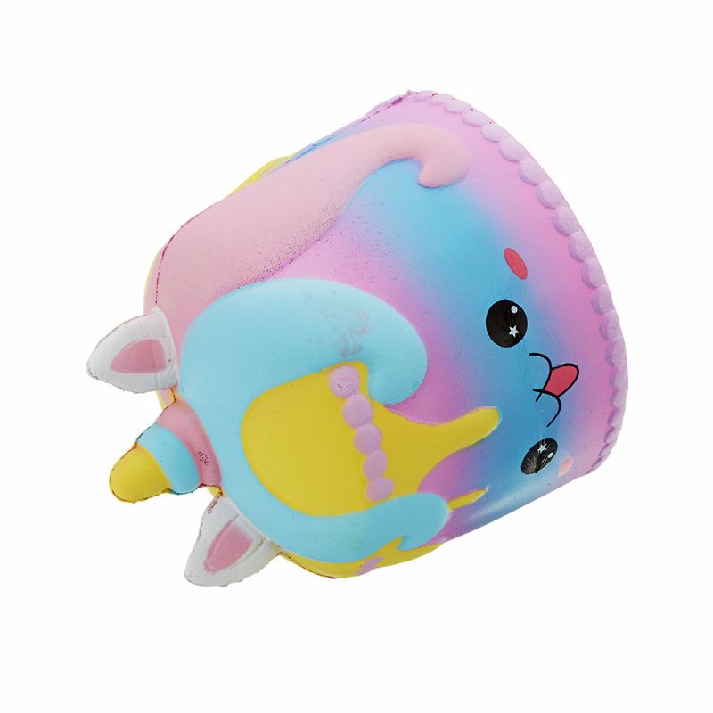 Kawaii Crown Cake Squishy Roztomilý Soft Solw Rising Toy Cartoon Dárková Kolekce S Balením