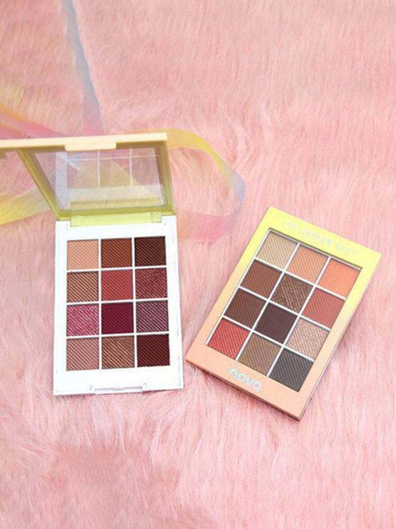 Paletka Matných Očních Stínů Rainbow Sugar Paleta Oční Make-up S Dlouhotrvajícími Očními Stíny Maple Leaf