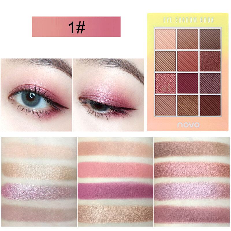 Paletka Matných Očních Stínů Rainbow Sugar Paleta Oční Make-up S Dlouhotrvajícími Očními Stíny Maple Leaf