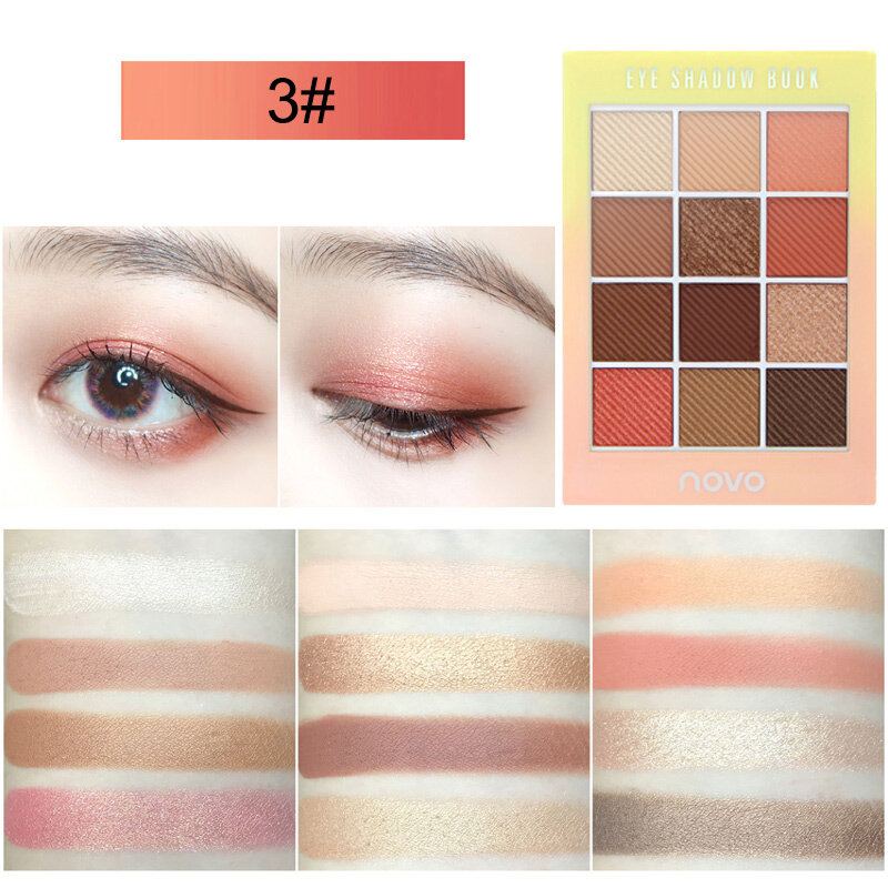 Paletka Matných Očních Stínů Rainbow Sugar Paleta Oční Make-up S Dlouhotrvajícími Očními Stíny Maple Leaf