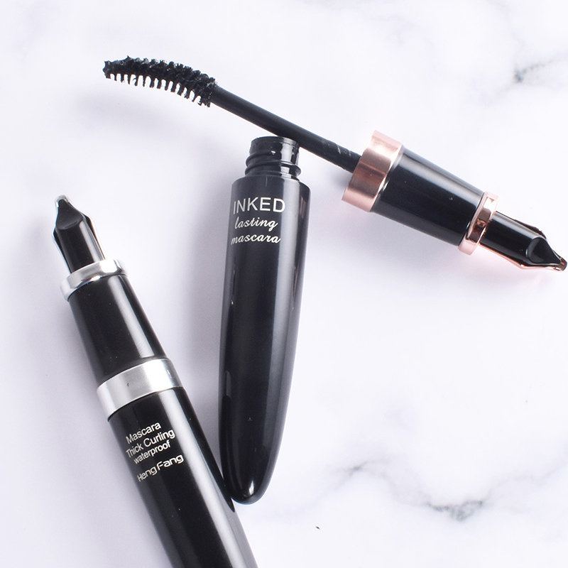 Tlusté Curling Mascara Pen Black Waterproof Prodlužující Kudrnaté Řasy Oční Make-up