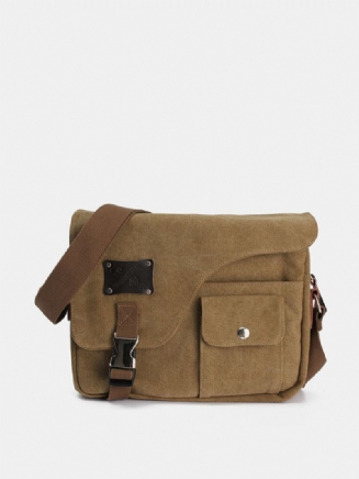 Vintage Messenger Bag Canvas Crossbody Bag Taška Přes Rameno Pro Muže