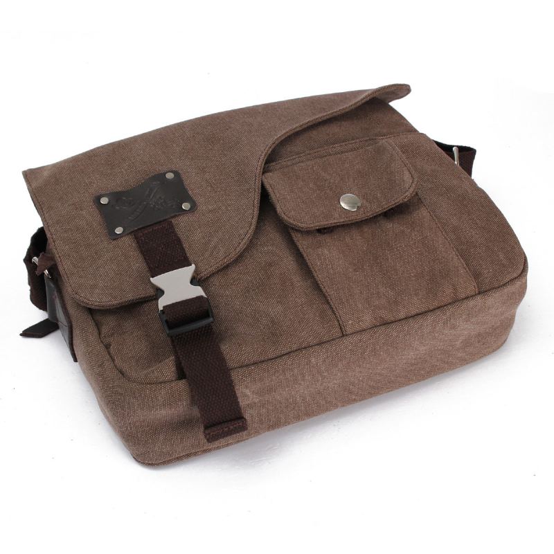 Vintage Messenger Bag Canvas Crossbody Bag Taška Přes Rameno Pro Muže