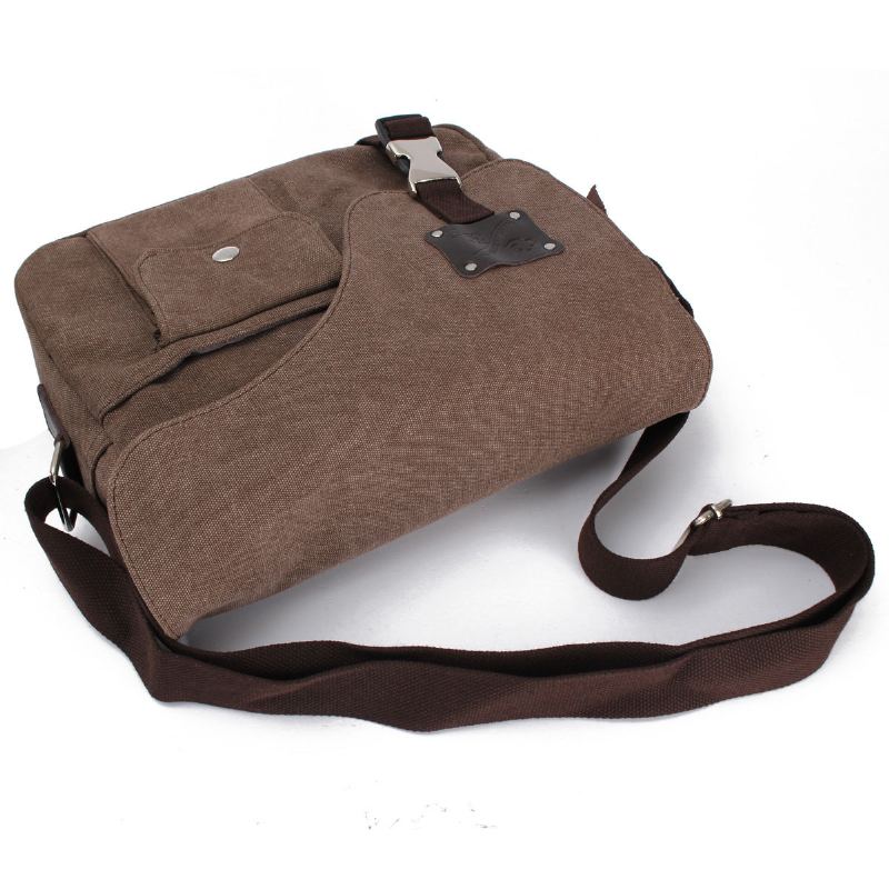 Vintage Messenger Bag Canvas Crossbody Bag Taška Přes Rameno Pro Muže