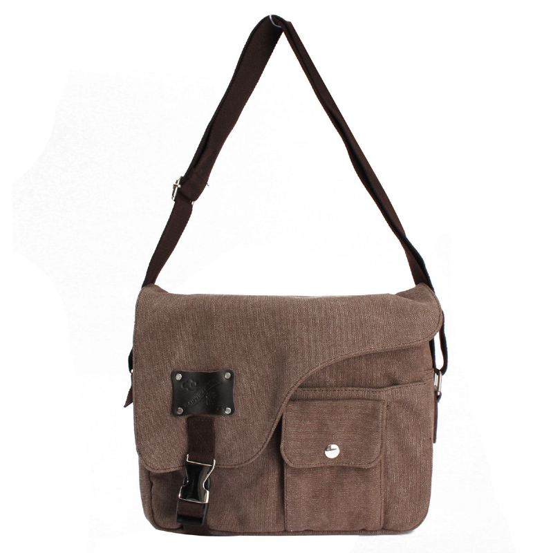 Vintage Messenger Bag Canvas Crossbody Bag Taška Přes Rameno Pro Muže