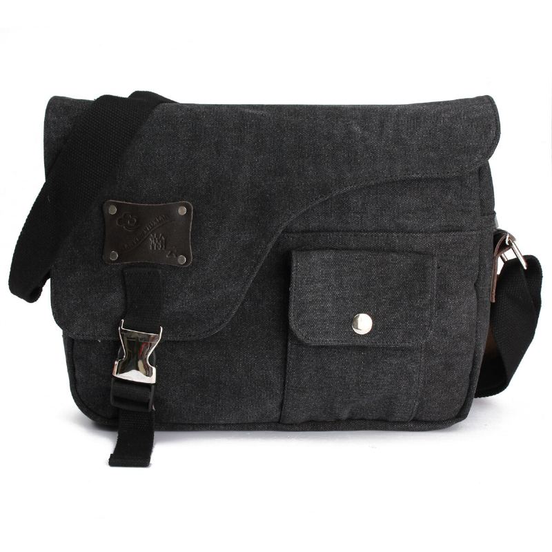 Vintage Messenger Bag Canvas Crossbody Bag Taška Přes Rameno Pro Muže