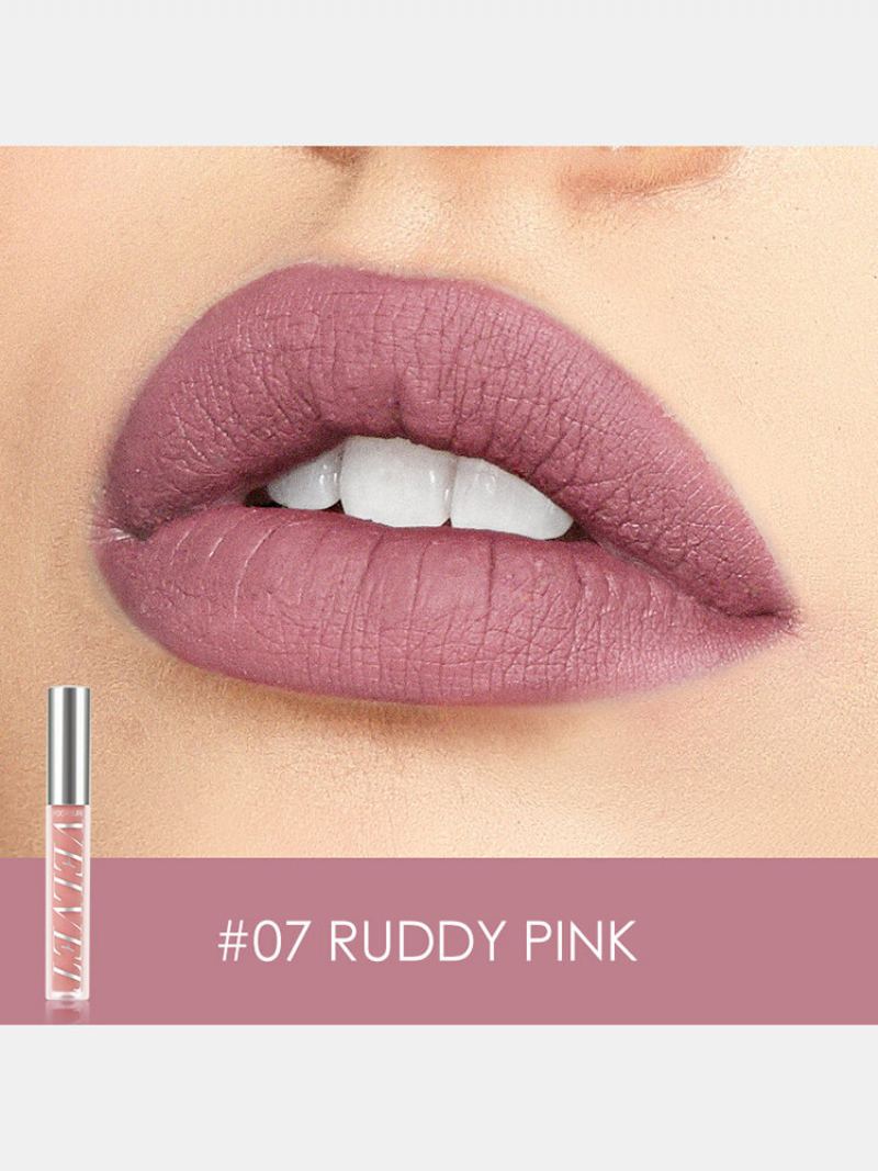 10 Barev Velvet Matte Lip Glaze Vodotěsný Kosmetický Lesk Na Rty Který Neznačí