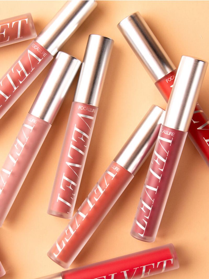 10 Barev Velvet Matte Lip Glaze Vodotěsný Kosmetický Lesk Na Rty Který Neznačí