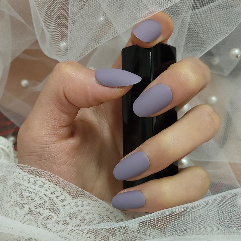 12 Balení Noste Nail Art Ozdobné Lisované Umělé Nehty