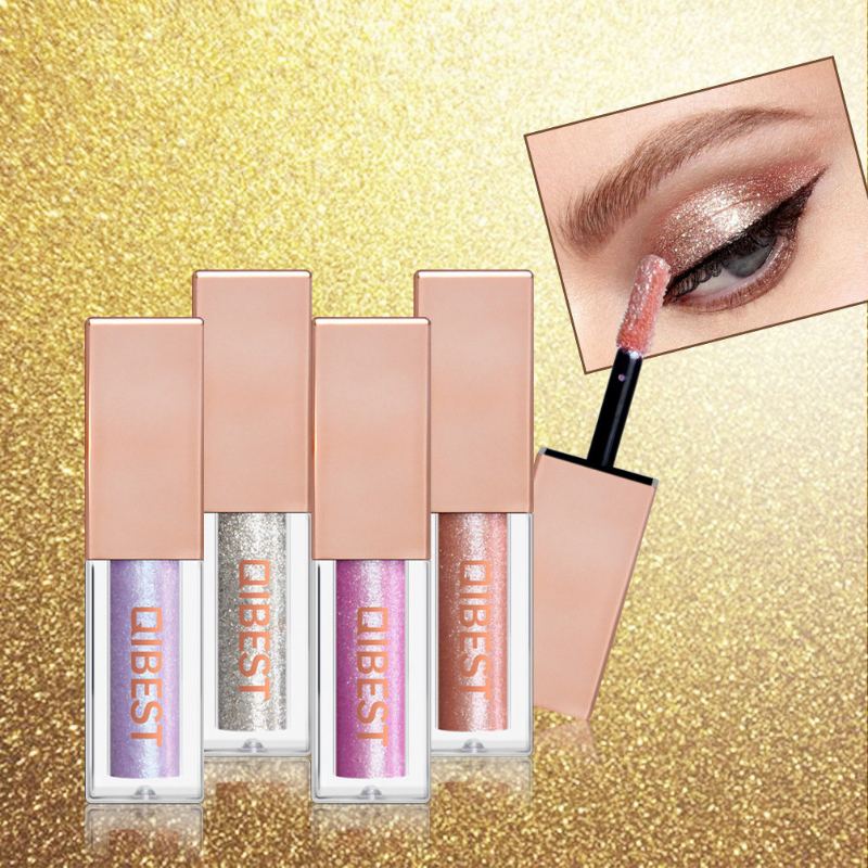 15 Barev Diamond Pearlescent Liquid Eyeshadow Shine Colorful High Light Eye Makeup