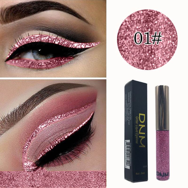 16 Barev Lesklé Perleťové Tekuté Pero Na Oční Linky Kovové Flitry Diamantové Na Make-up