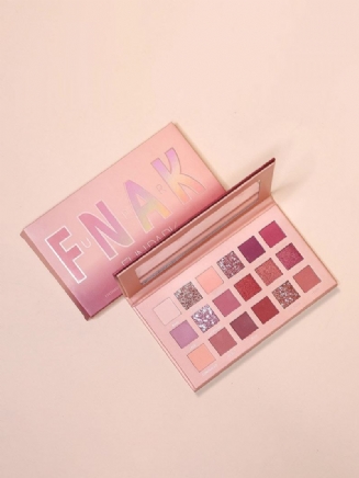 18 Barev Desert Rose Perleťová Zářivá Matná Paleta Očních Stínů Dlouhotrvající Oční Make-up