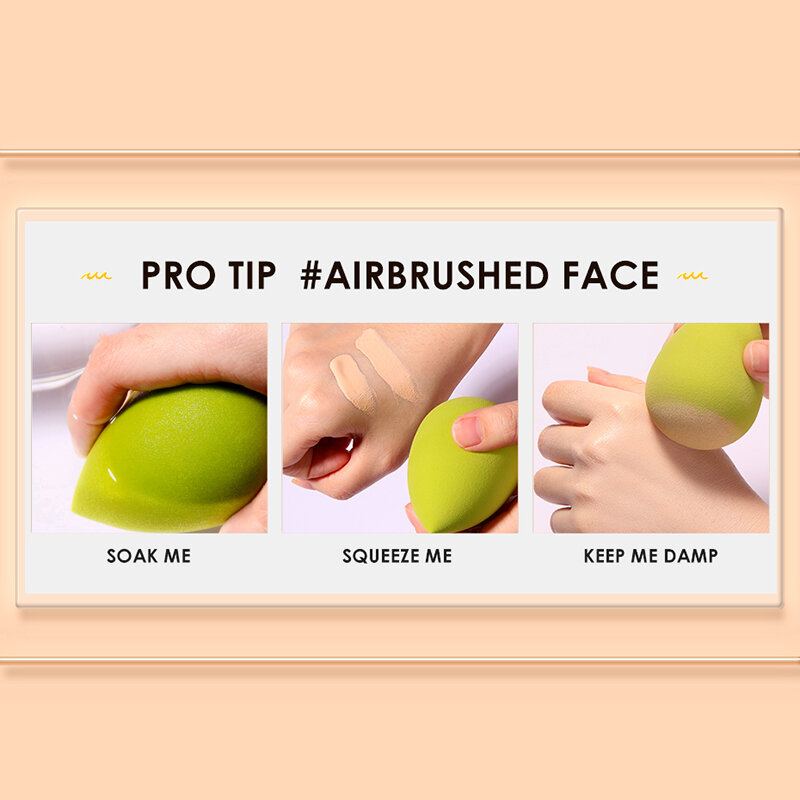 3 Barvy Air Cushion Sponge Puff Suché-mokré Profesionální Make-up Nástroje Na Líčení Na Pudr Na Dvě Použití