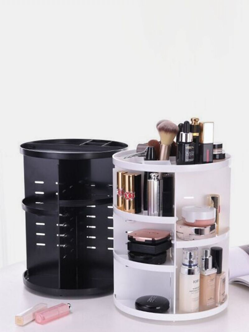 360 Otočný Organizér Na Make-up Odnímatelný Multifunkční Kosmetický Úložný Box