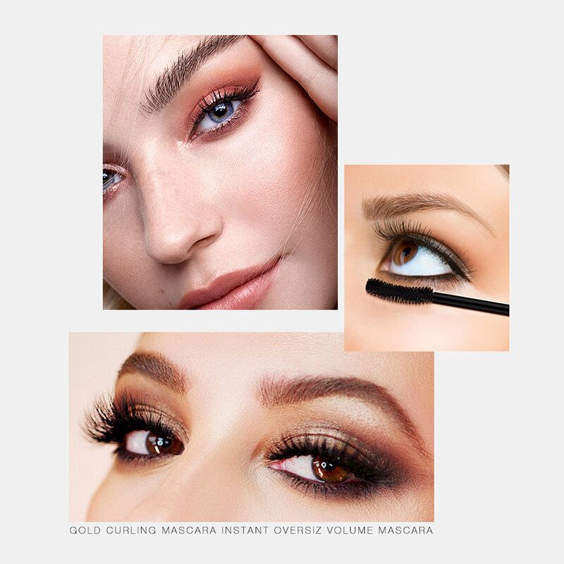 3d Řasenka Voděodolná Lasting Fast Dry Hustý Curling Eyelash Extension Brush Eye Makeup