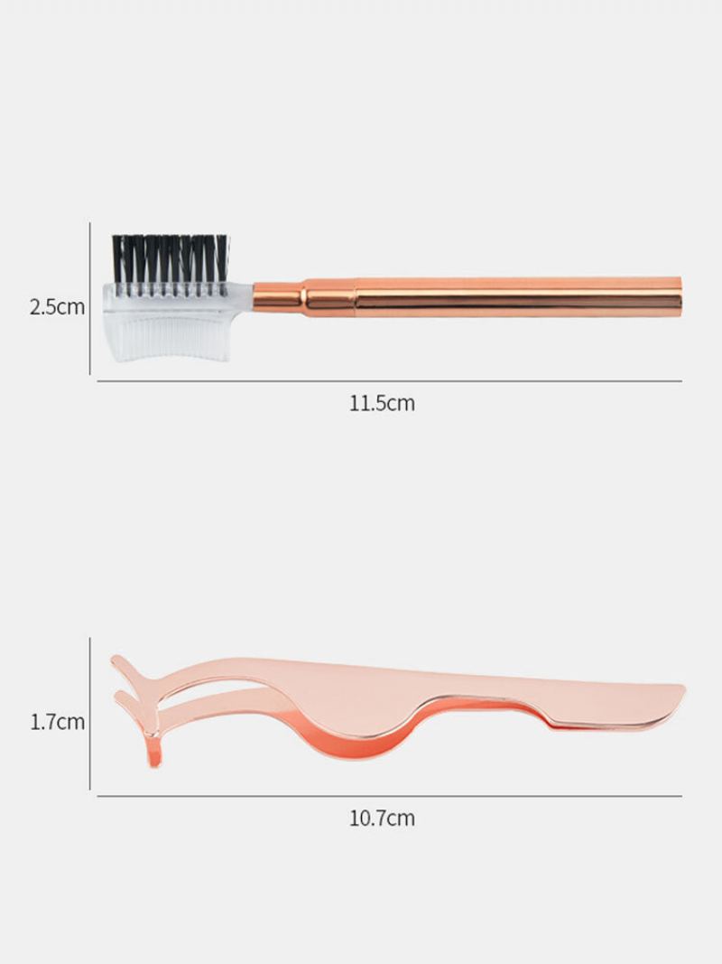 4 Ks Sada Na Zastřihování Obočí Kosmetický Nástroj Na Kulmu Na Řasy Hřeben Na