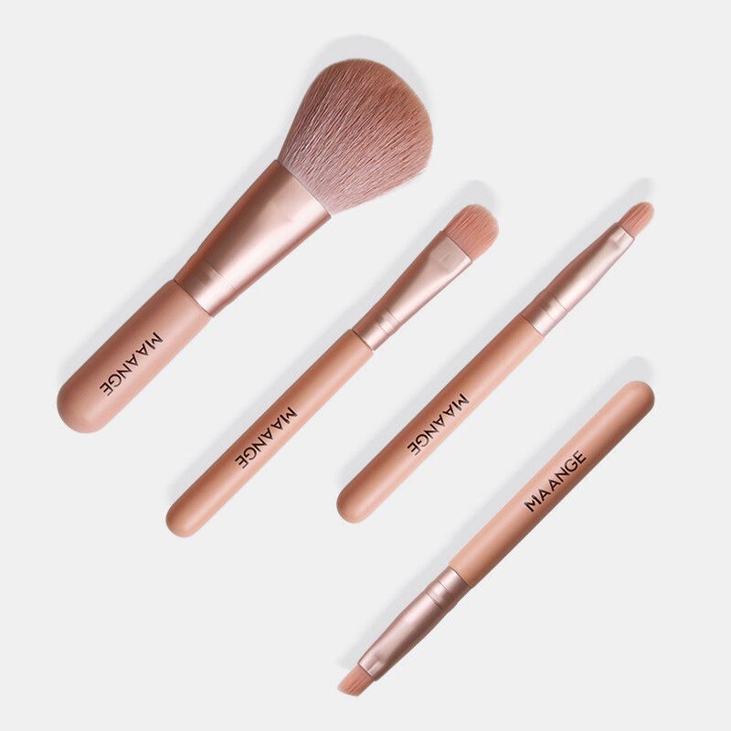 4ks/sada Mini Štětce Na Make-up Štětec Na Oční Stíny Na Rty Na Obočí Na Tváření Na Beauty Tool