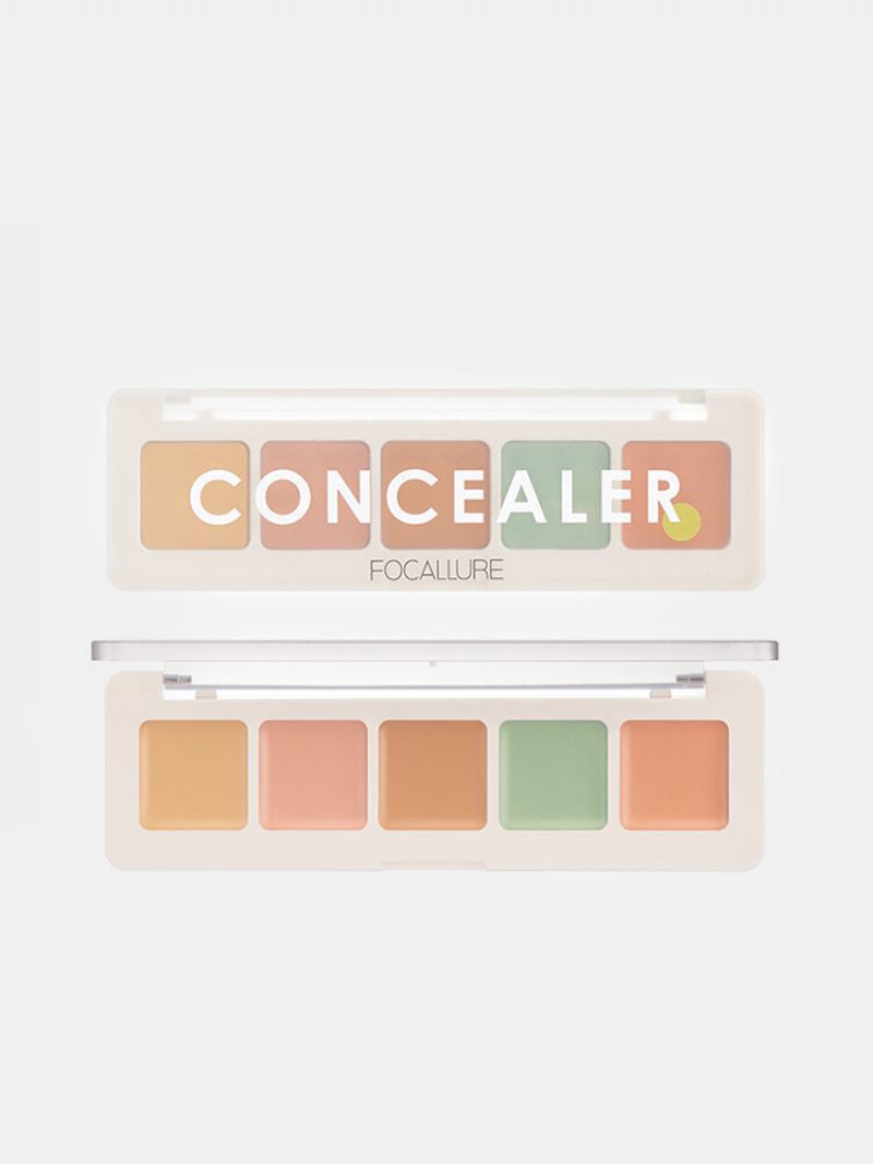 5 Barev Concealer Palette Cover-up Dark Circles Akné Přírodní Hydratační Make-up Na Obličej