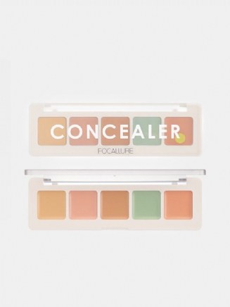 5 Barev Concealer Palette Cover-up Dark Circles Akné Přírodní Hydratační Make-up Na Obličej