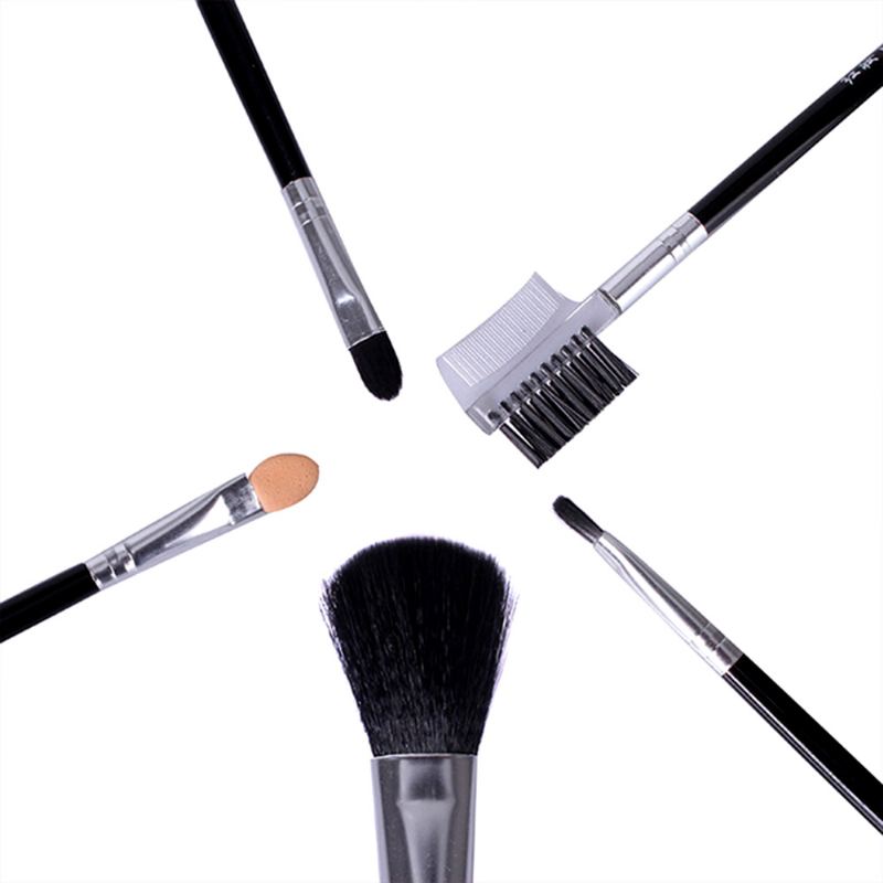 5 Sad Štětců Na Make-up S Rukojetí Pro Texturu Štětec Na Rty Na Rty Na Obočí