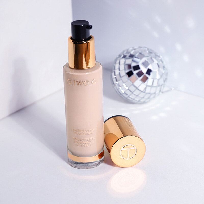 8 Barev Liquid Foundation Full Coverage Concealer Whitening Moisturizer Waterproof Face Makeup