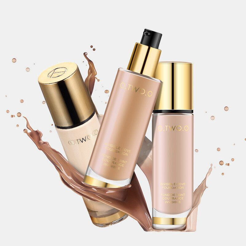 8 Barev Liquid Foundation Full Coverage Concealer Whitening Moisturizer Waterproof Face Makeup