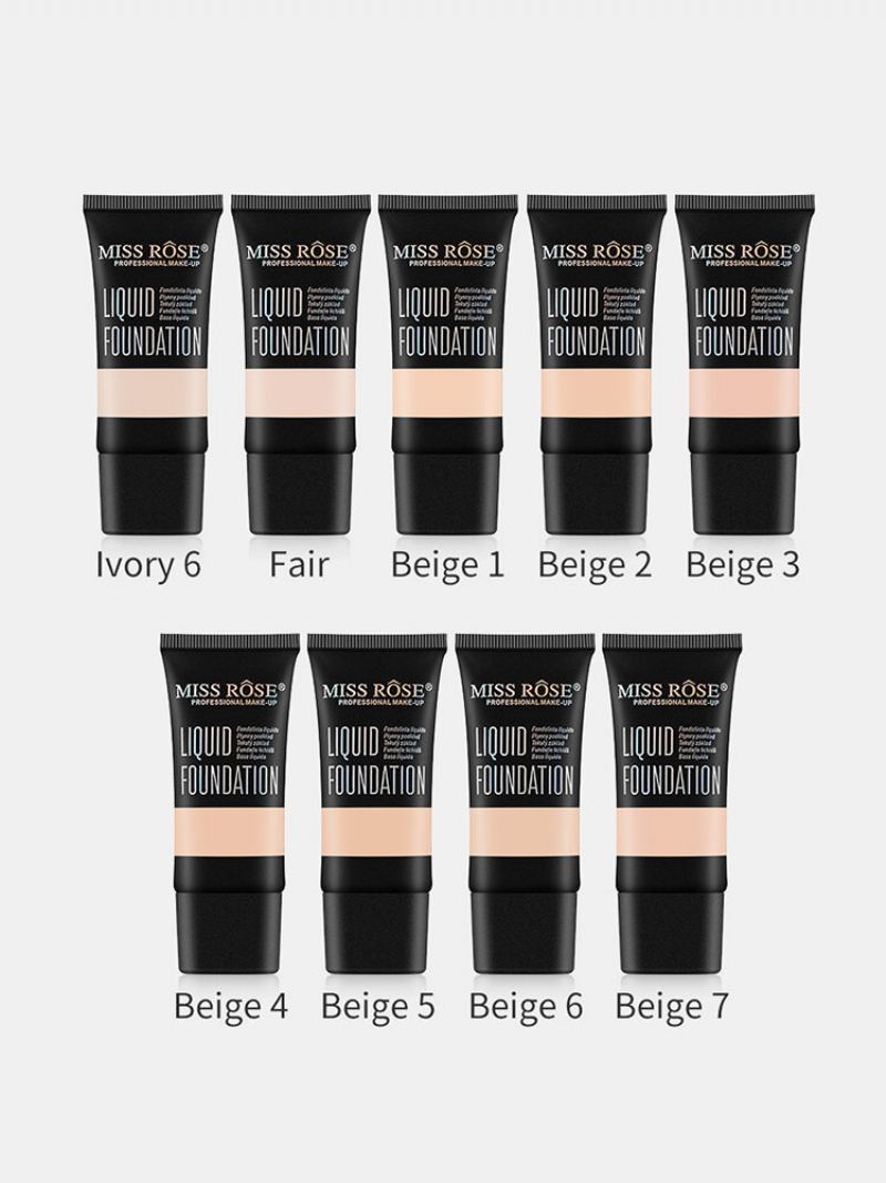 9 Barev Face Liquid Foundation Full Coverage Voděodolný Korektor Na Obličej