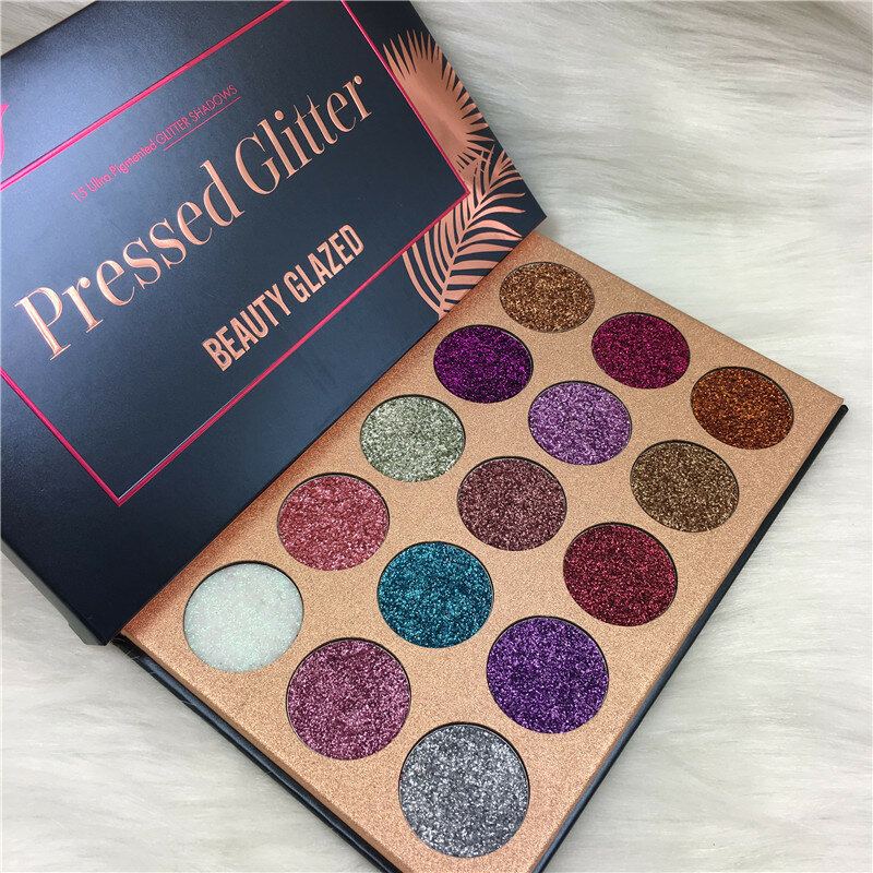 Beauty Glazed Colorful Shimmer Eyeshadow Palette Dlouhotrvající Přírodní Make-up Očních Stínů