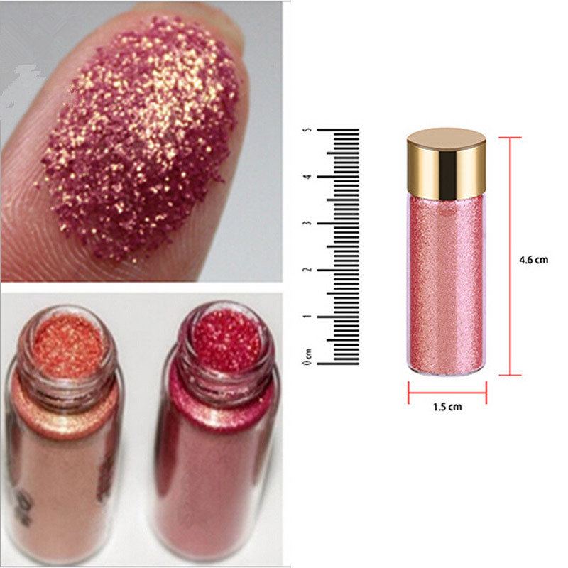 Calance Diamond Mermaid Glitter Oční Stíny Flash Powder Pigment Voděodolný Dlouhotrvající 6 Barev