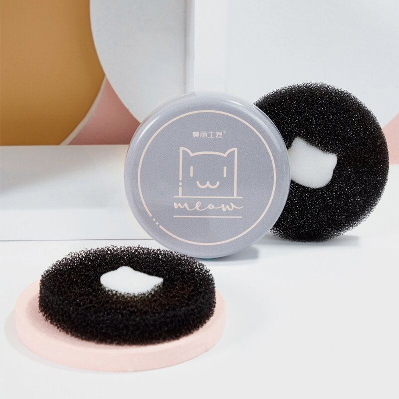 Čištění Štětců Na Make-up Iron Box Sponge Scrubber Rychlé Suché Makeup Cleaning Tool