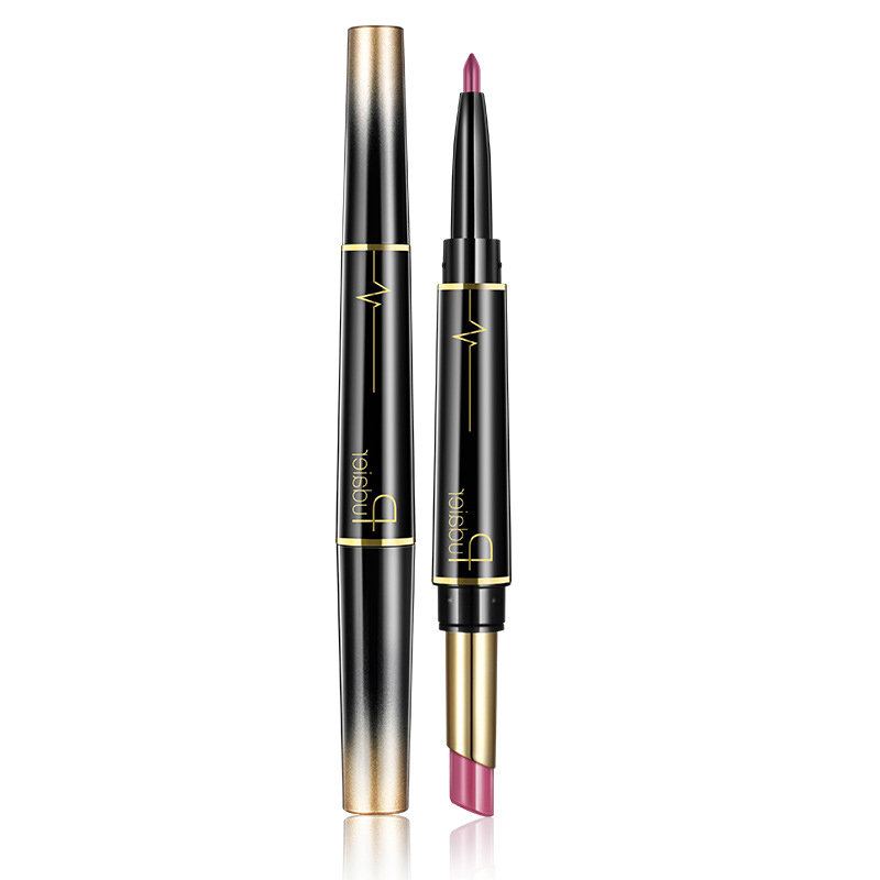 Double Head Colorful Lipstick Lip Liner Pen Dlouhotrvající Hydratační Pero Na Rty S Tyčinkou Na Rty